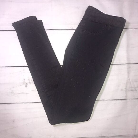 Free People Purple Glitter Skinny Jeans-Size 25 - Picture 4 of 10